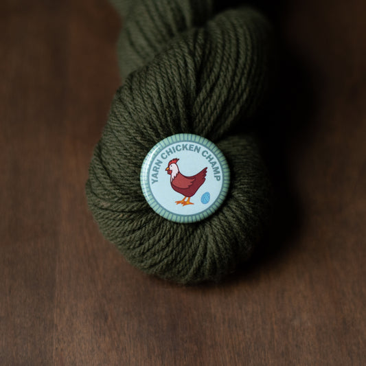 Badges to Earn: Yarn Chicken Champ, Castonitis, Pom Pom Perfectionist