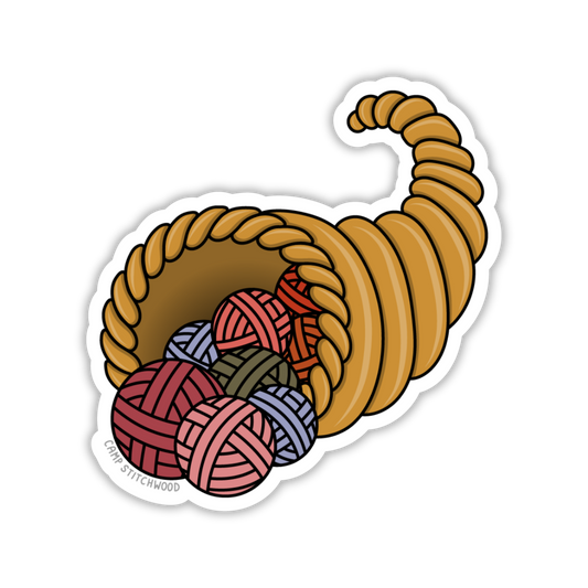 Yarnucopia Sticker