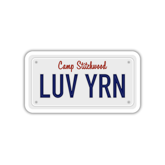 License Plate Sticker