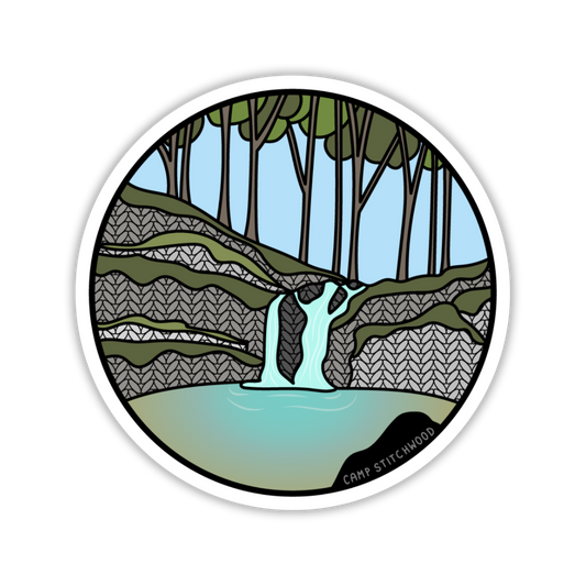 Hot Springs Knitional Park Sticker