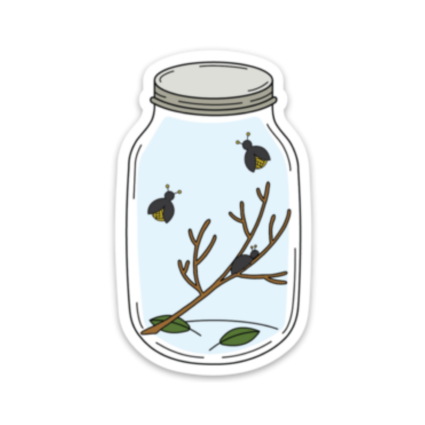 Firefly Jar Sticker