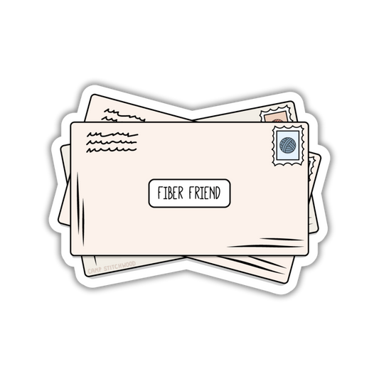 Fiber Friend Envelope Sticker