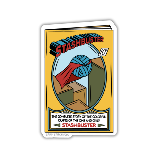 Stashbuster Comic Sticker
