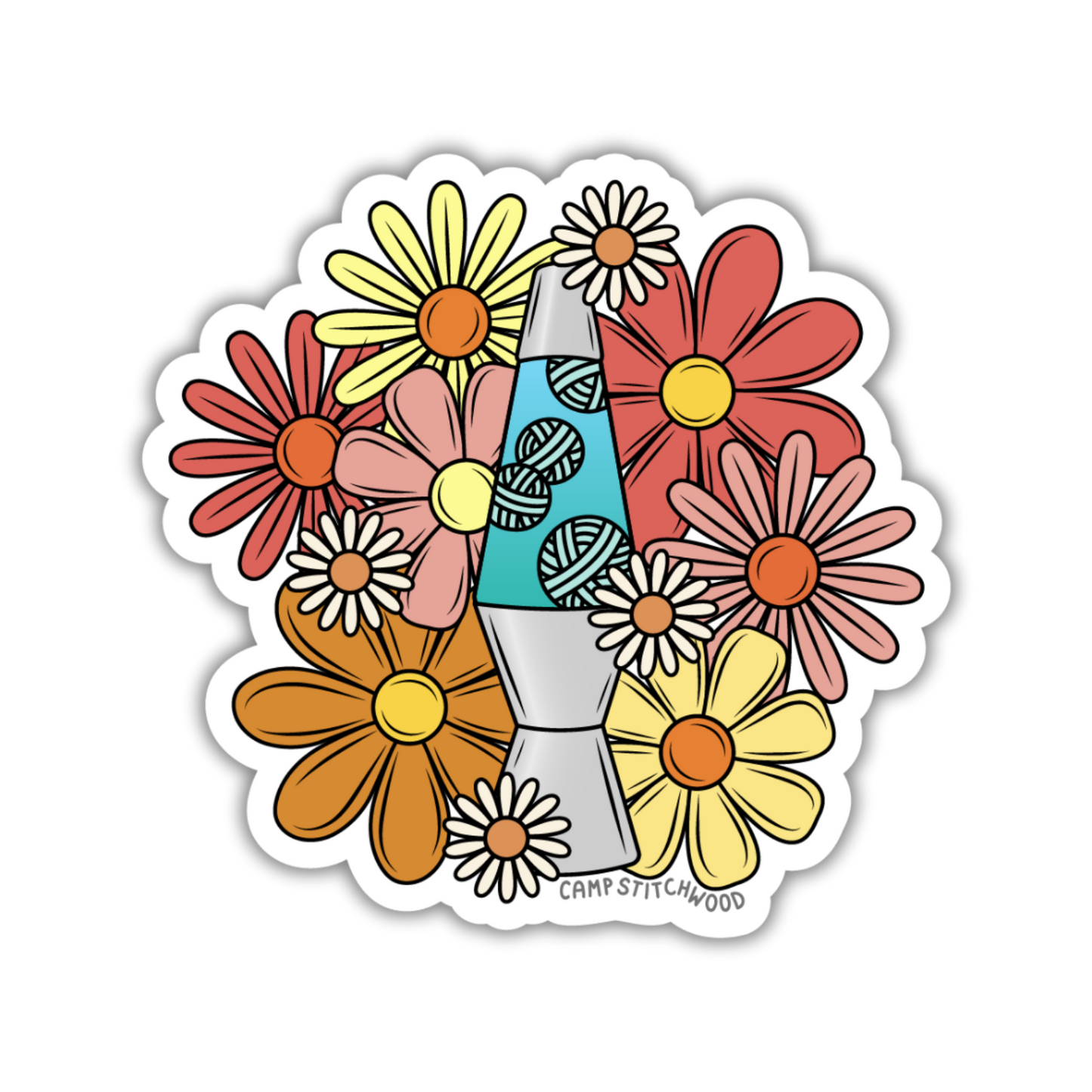 Flower Power Sticker