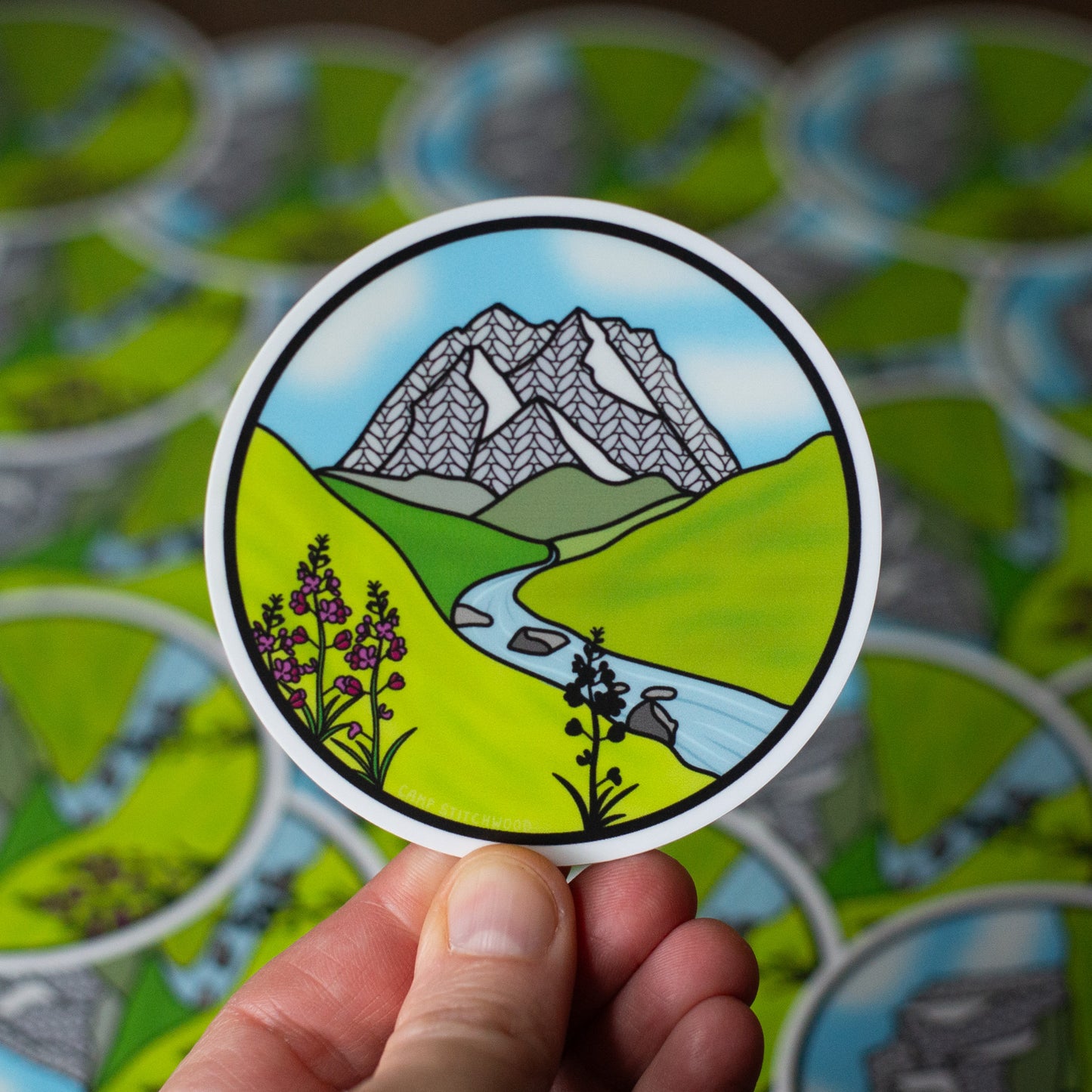 Denali Knitional Park Sticker