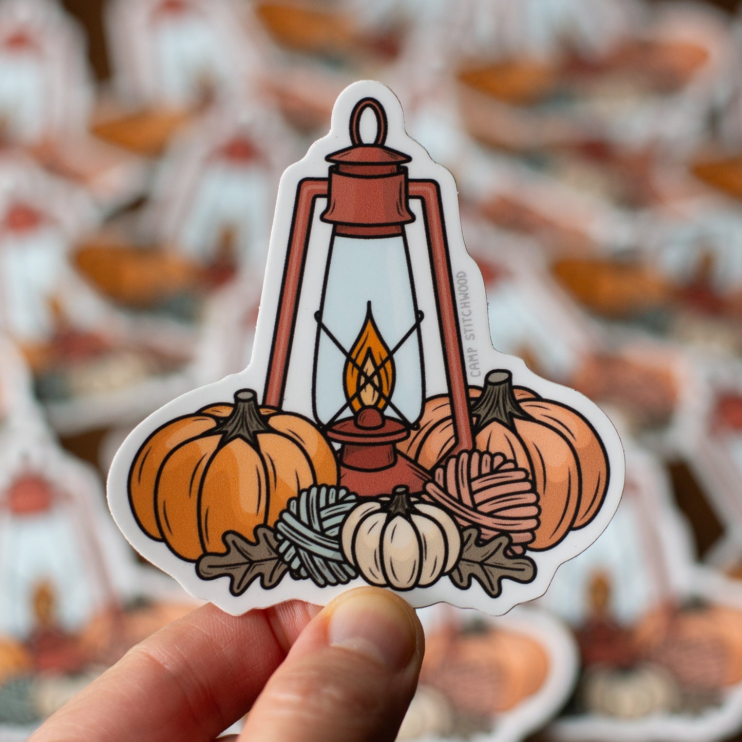 Fall Lantern Sticker