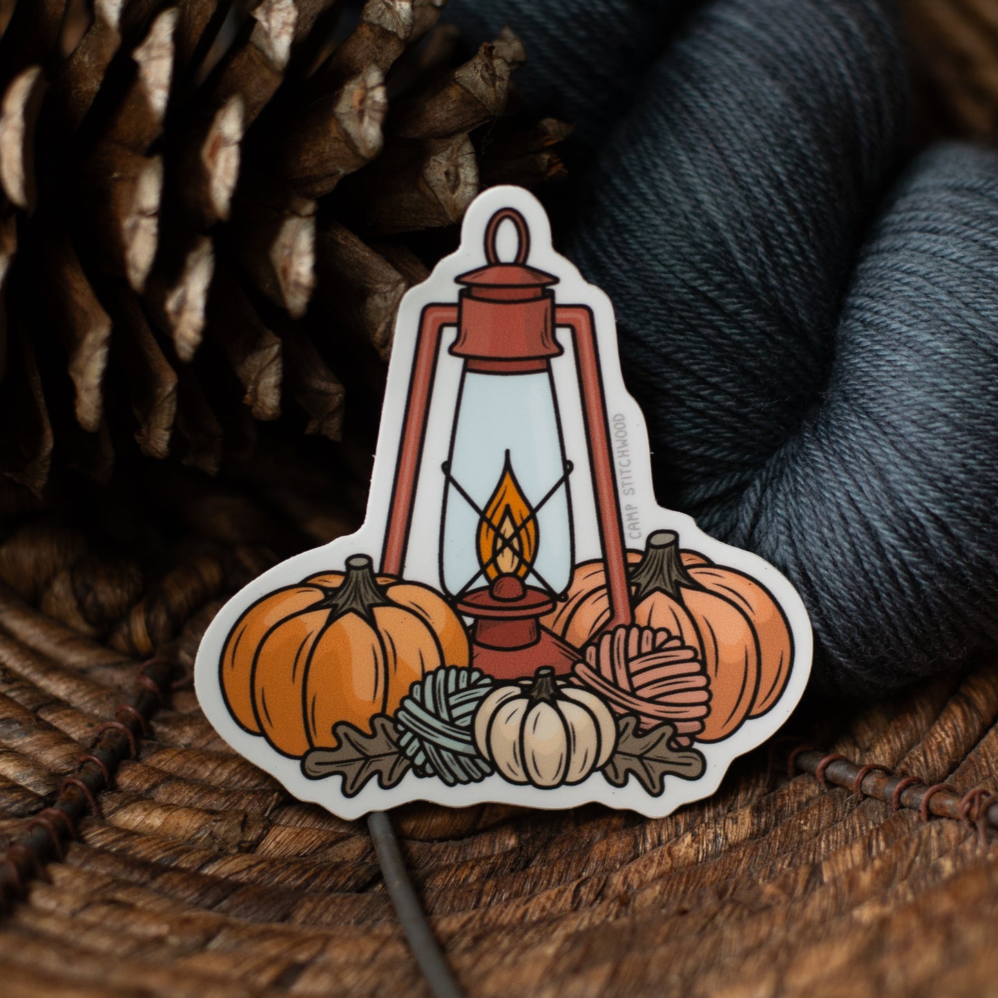 Fall Lantern Sticker