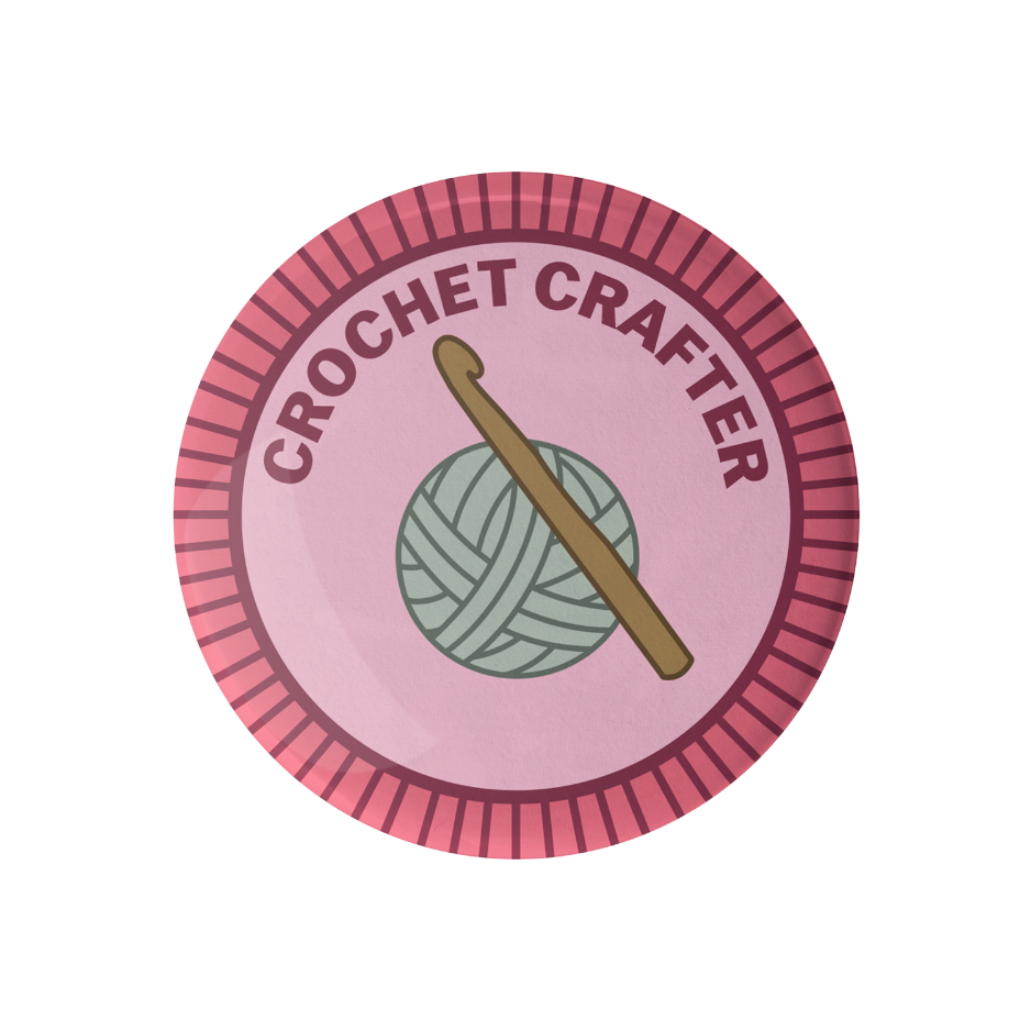 Crochet Crafter Merit Badge