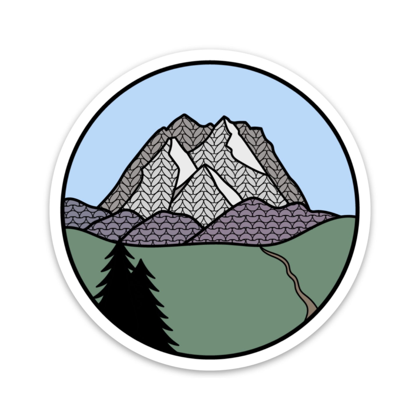 Denali Knitional Park Sticker