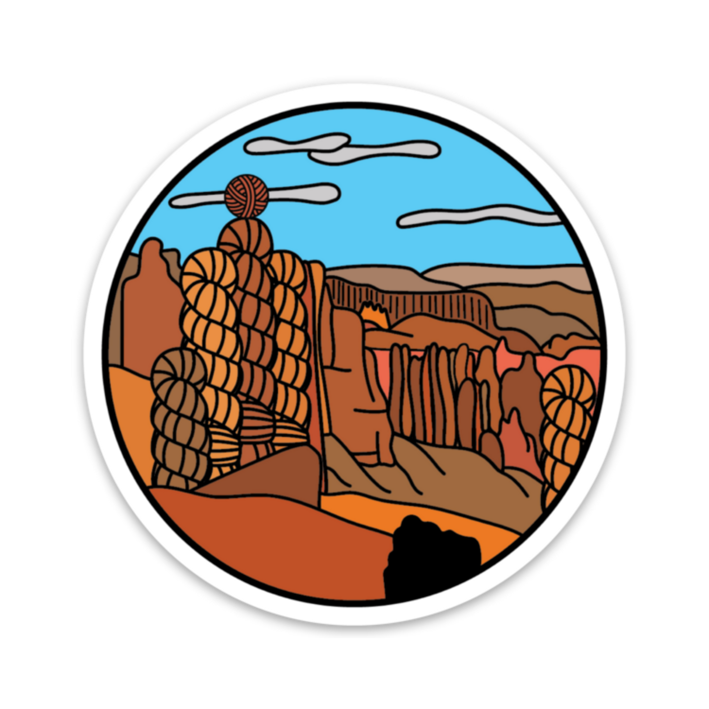 Bryce Canyon Knitional Park Sticker