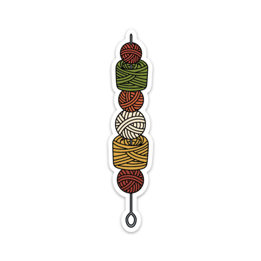 Yarn Kabob Sticker