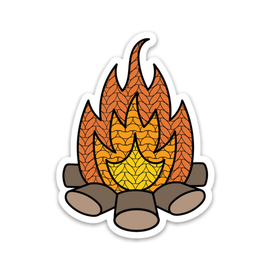 Campfire Sticker