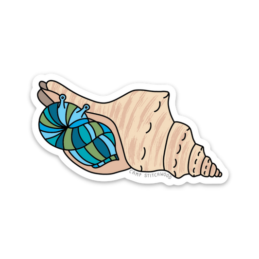Conch Critter Sticker
