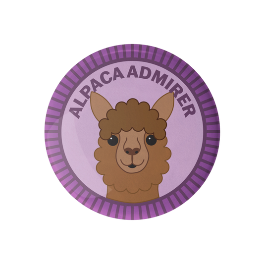 alpaca admirer merit badge