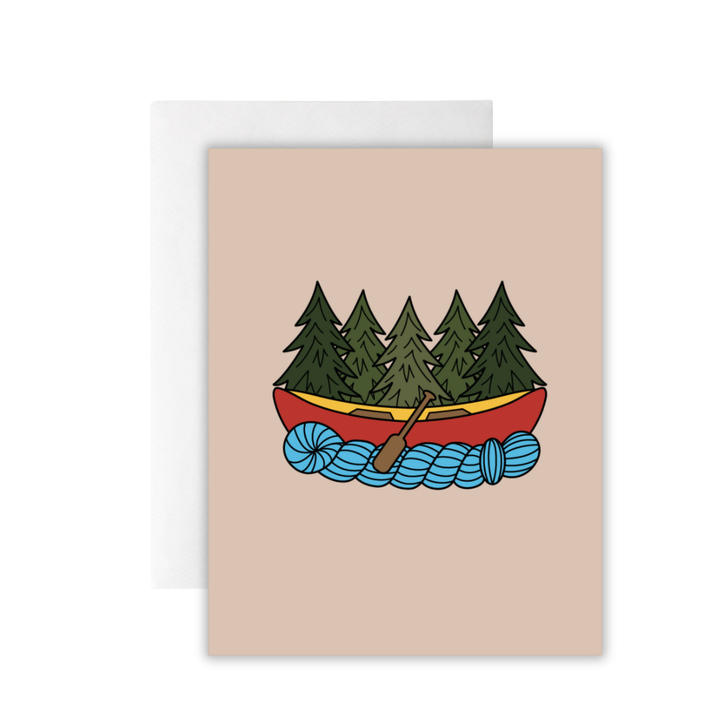 Canoe Notecard