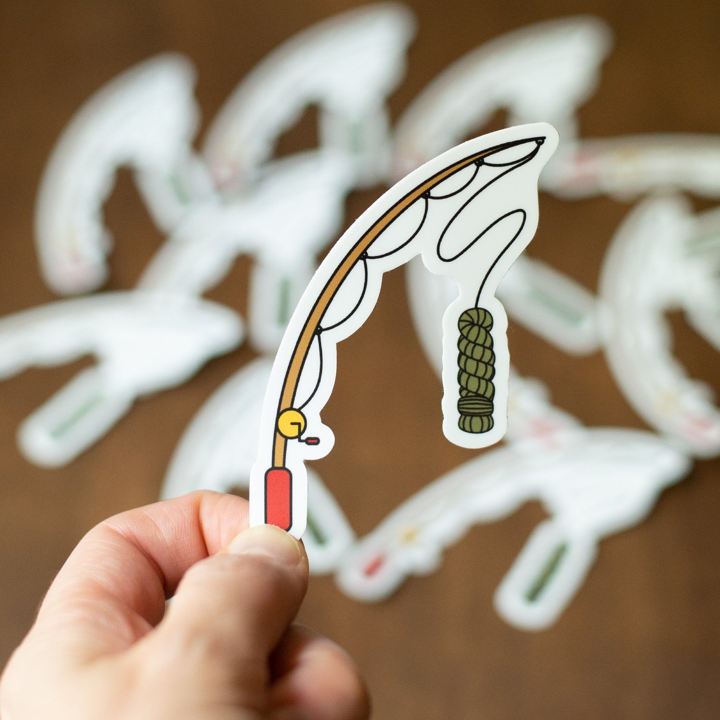 Yarn Fishing Sticker