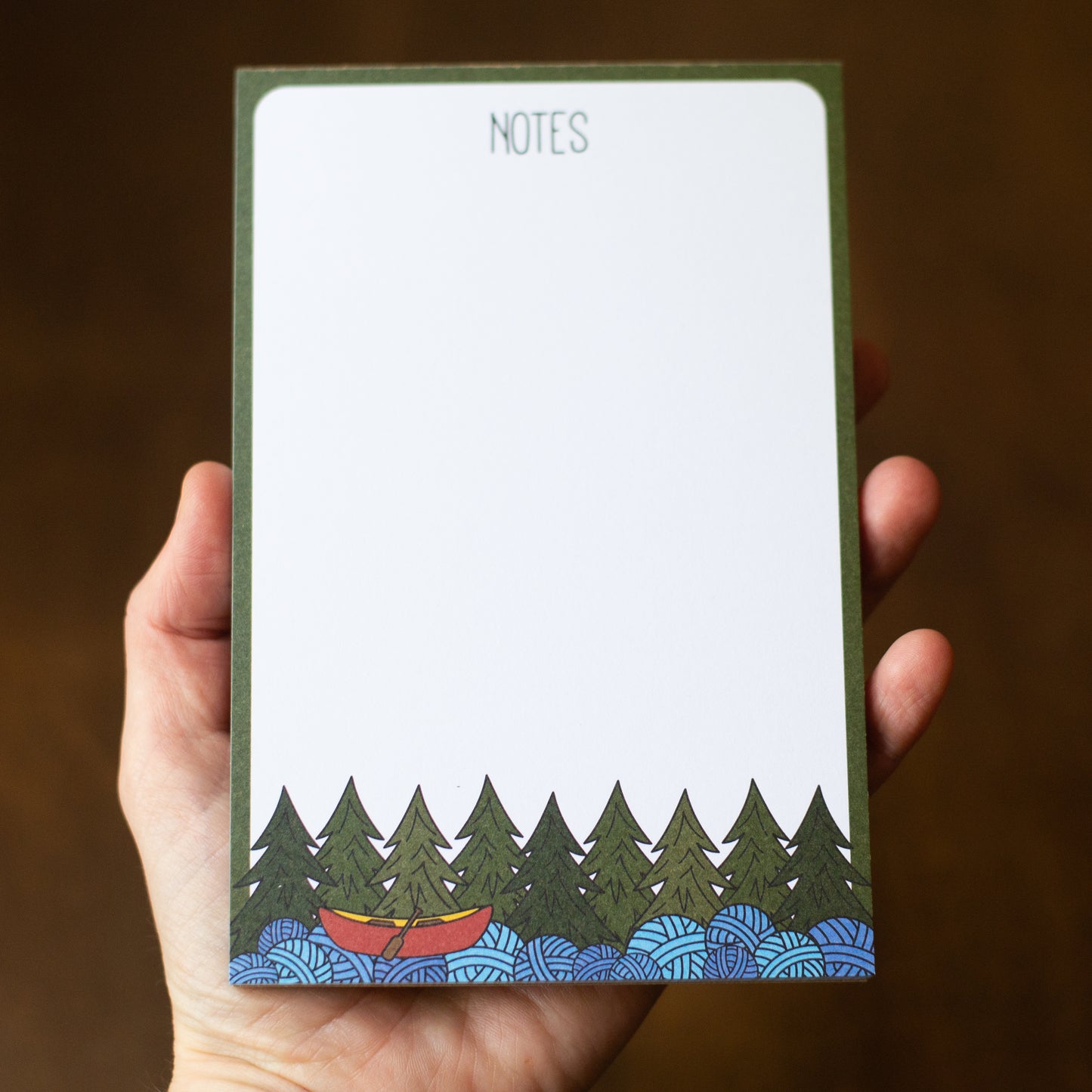 Canoeing Notepad