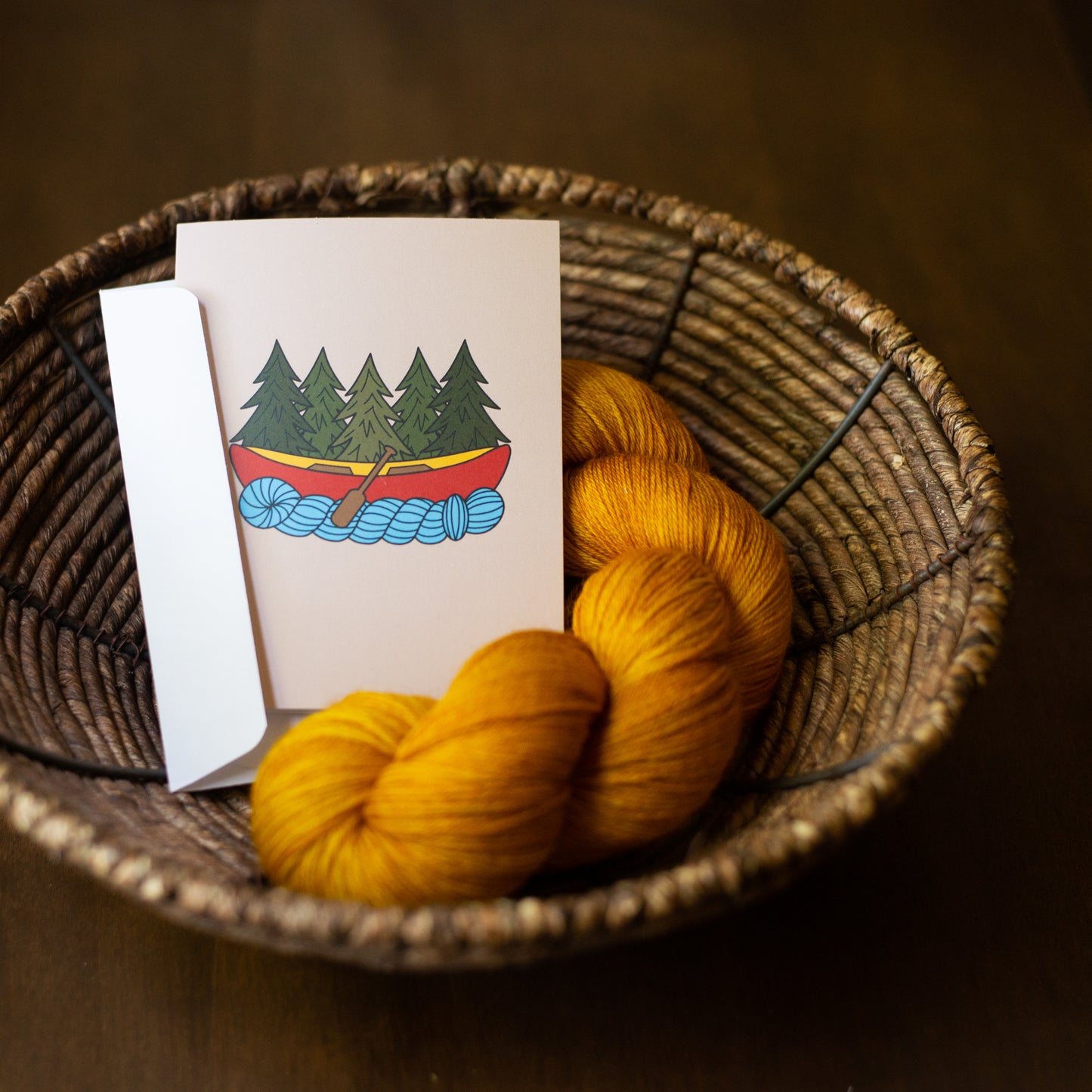 Canoeing Notecard