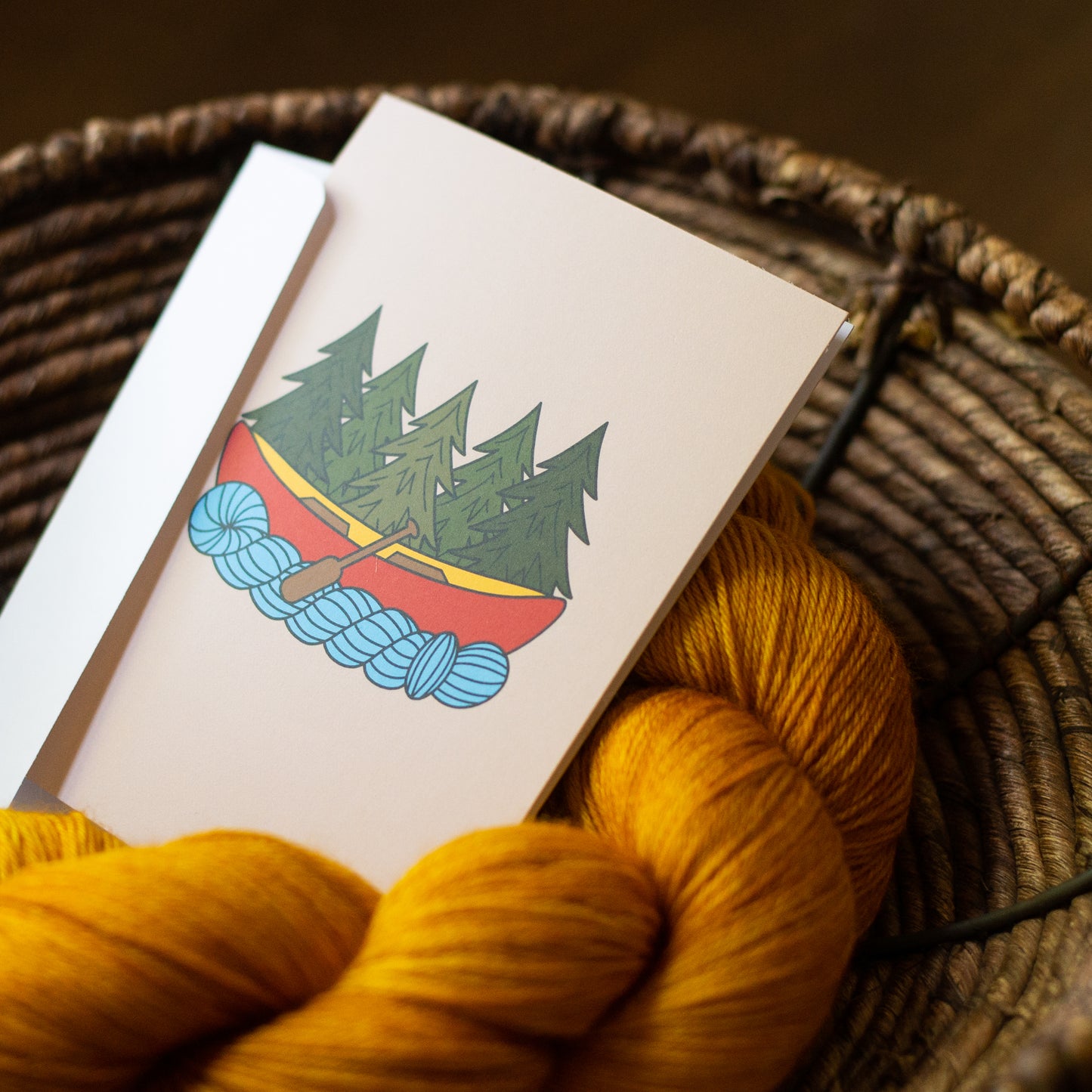 Canoeing Notecard