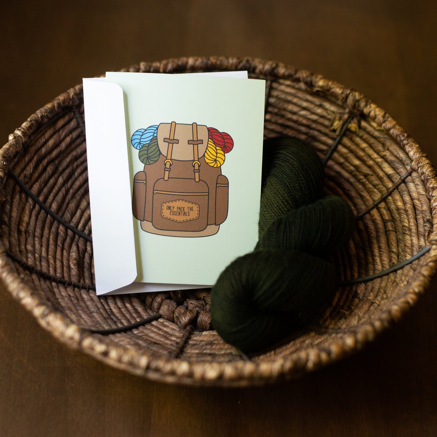 Hiking Pack Notecard