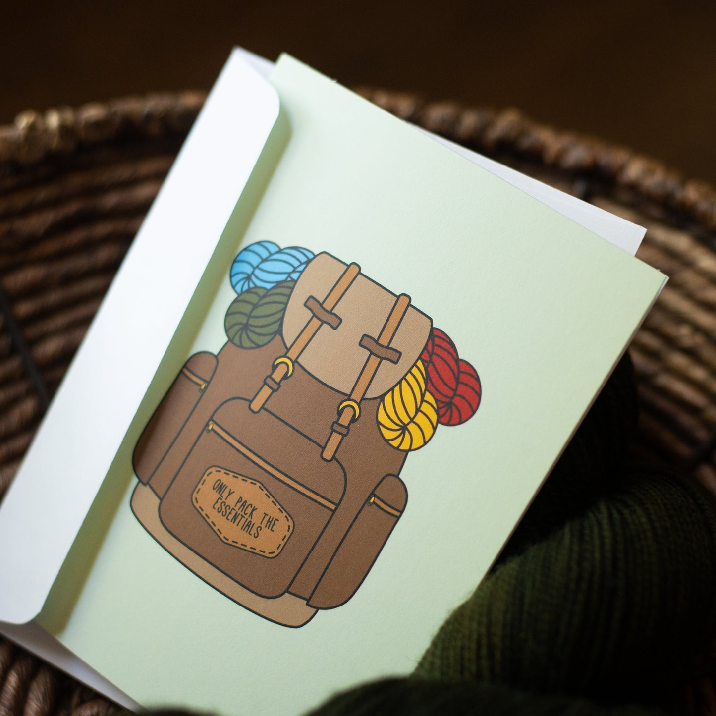 Hiking Pack Notecard