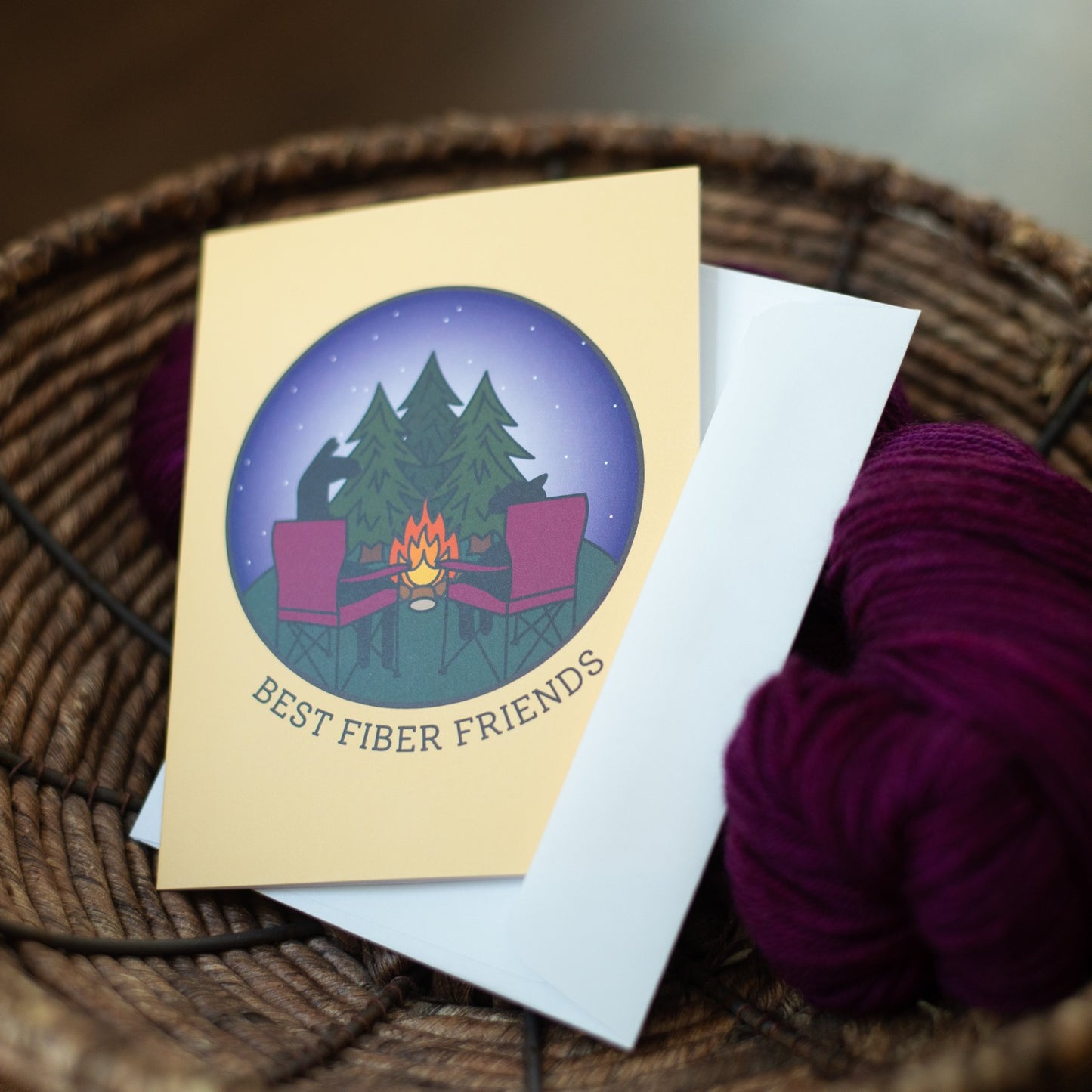 Fiber Friends Notecard