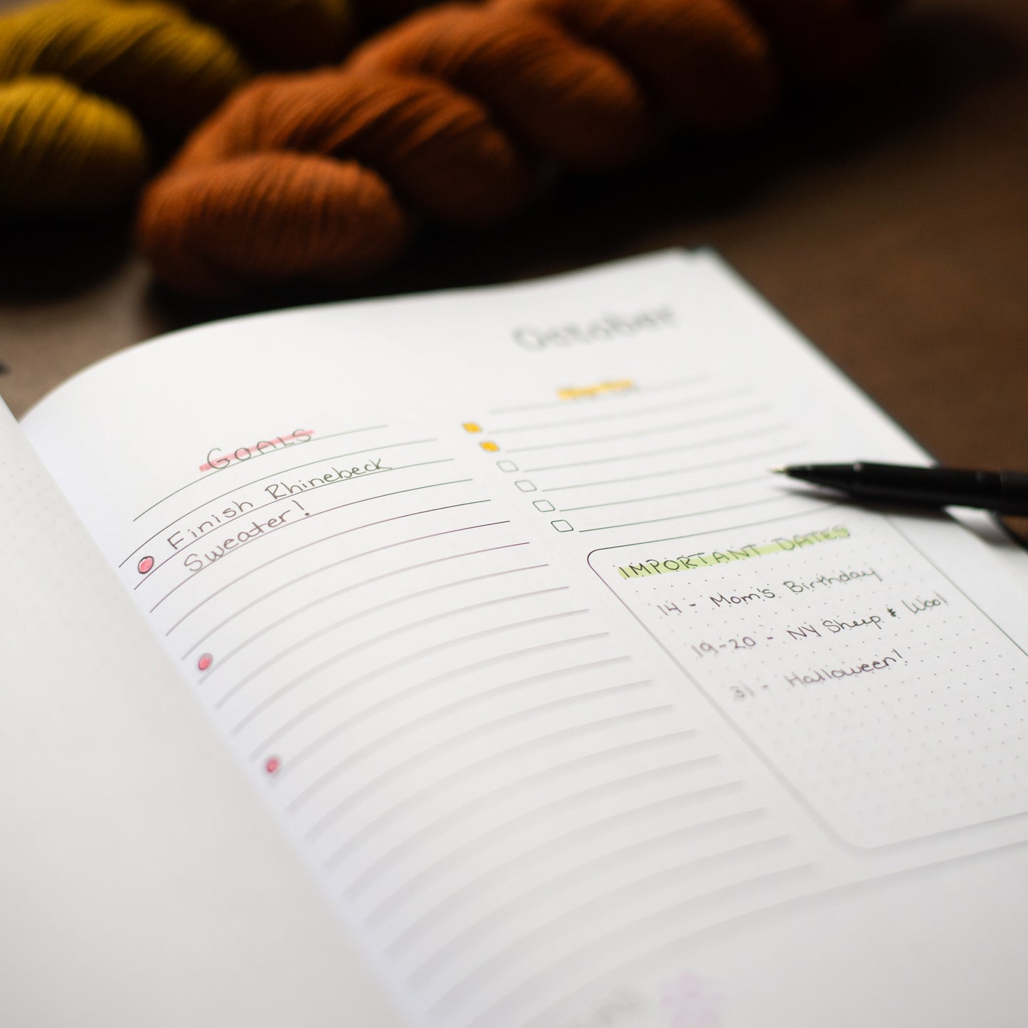 Camp Stitchwood Maker's Planner