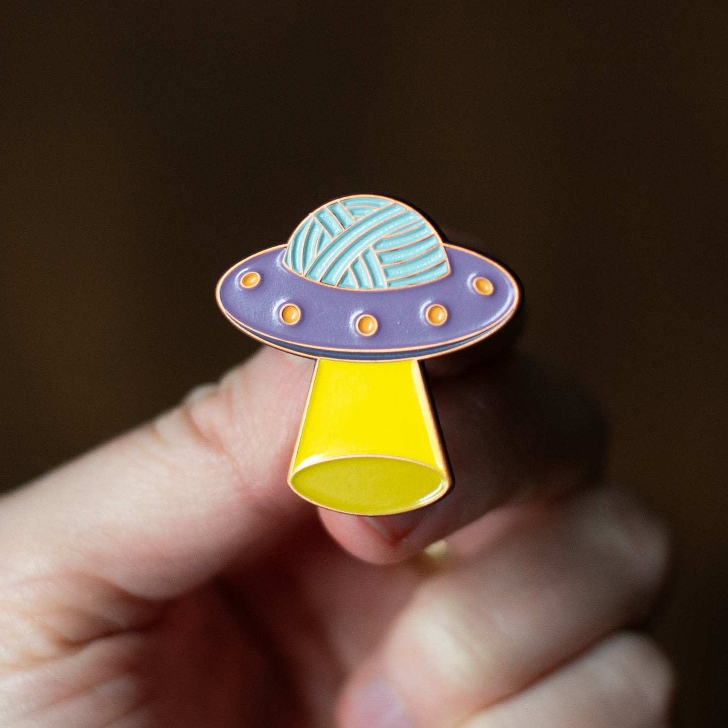 UFO Enamel Pin