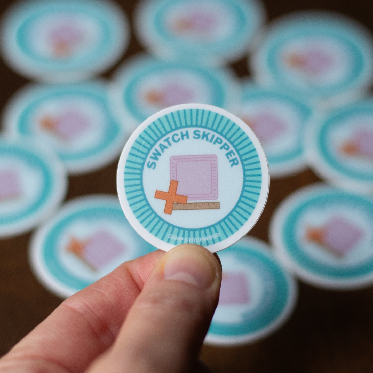 Swatch Skipper Merit Badge Sticker