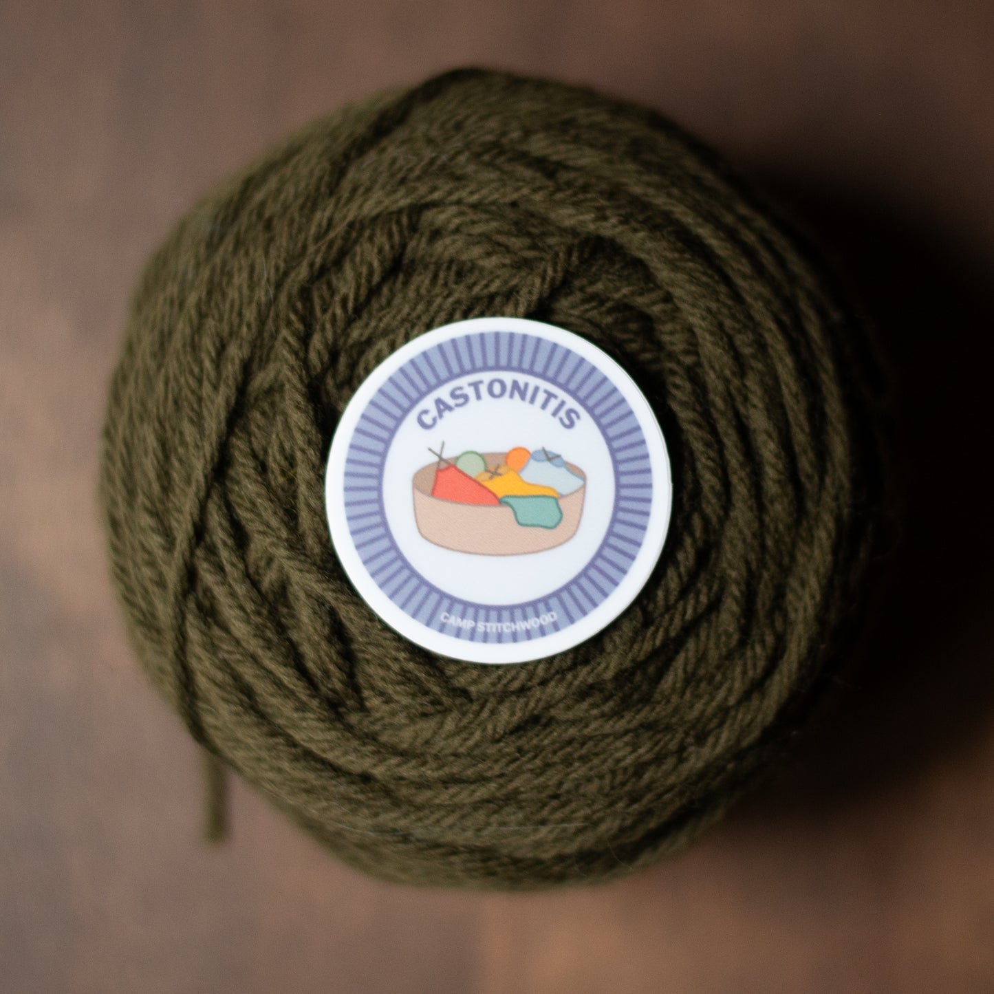 Castonitis Badge Sticker