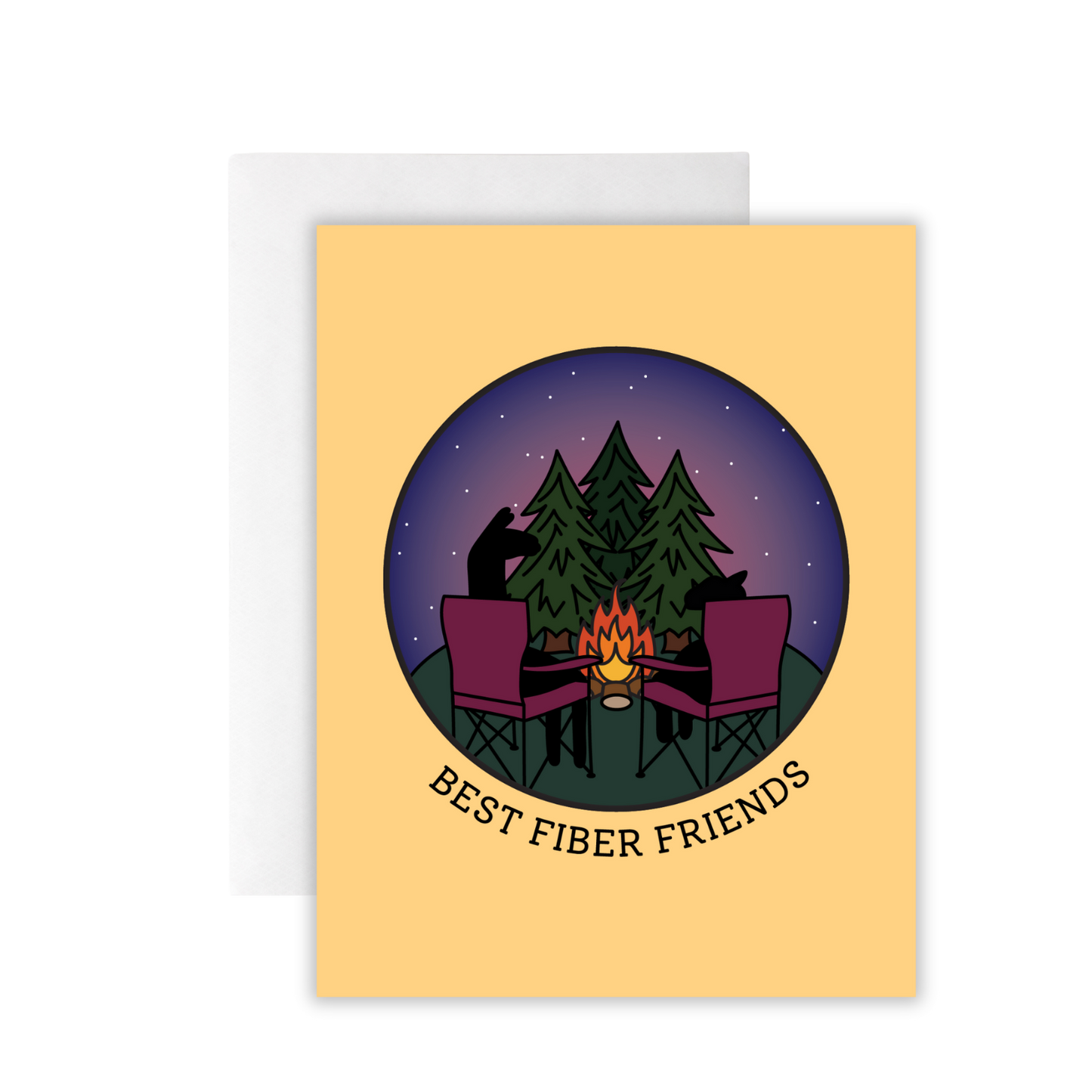 Fiber Friends Notecard