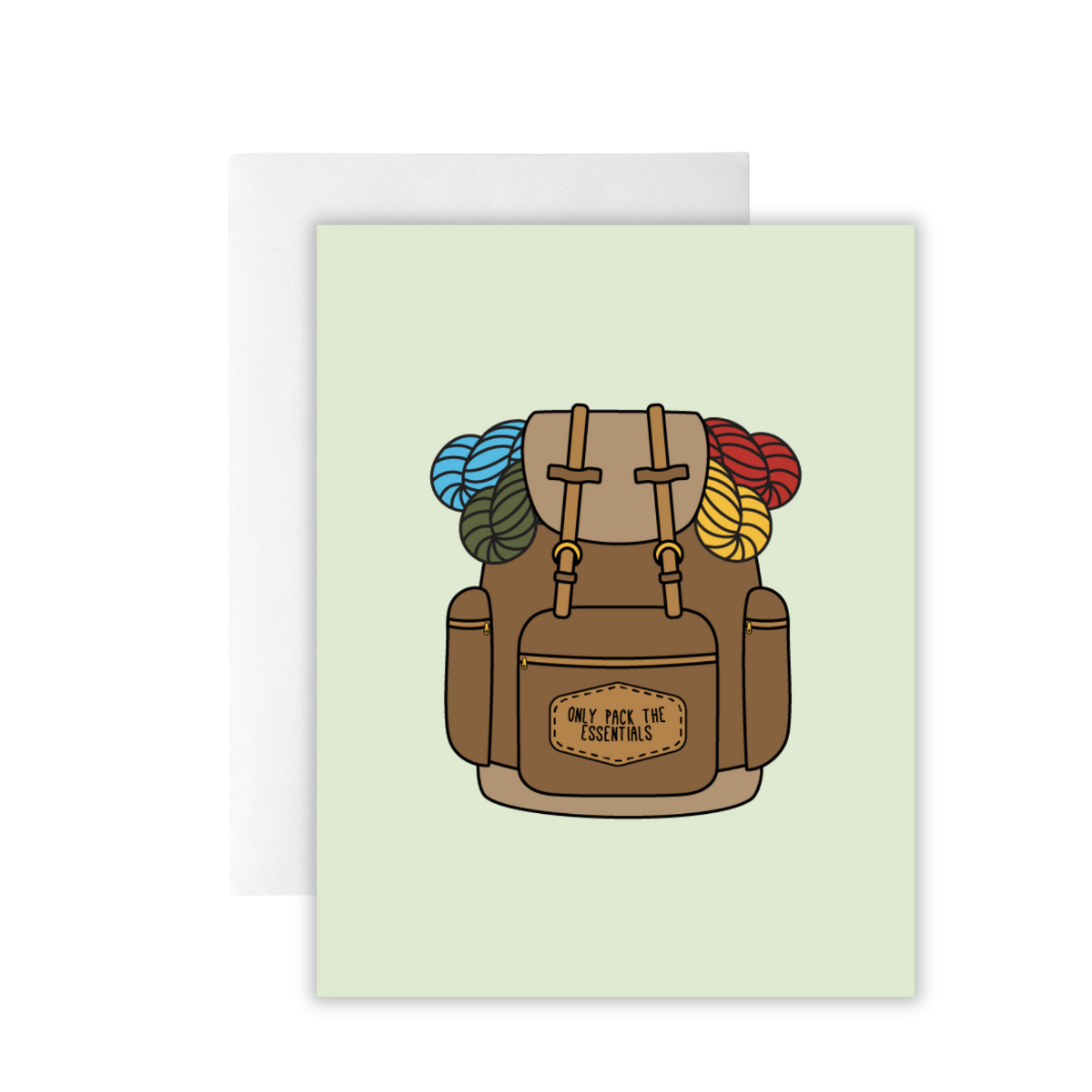 Hiking Pack Notecard