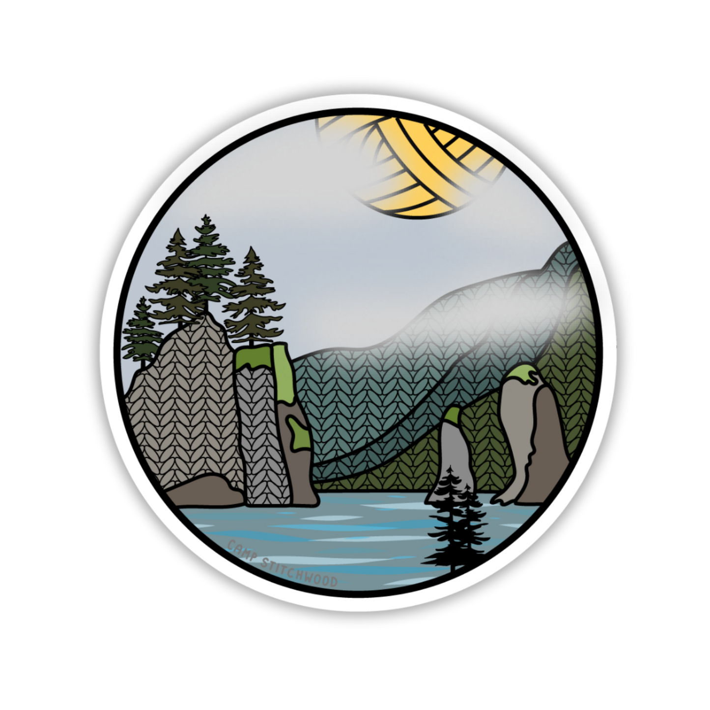 Kenai Fjords Knitional Park Sticker