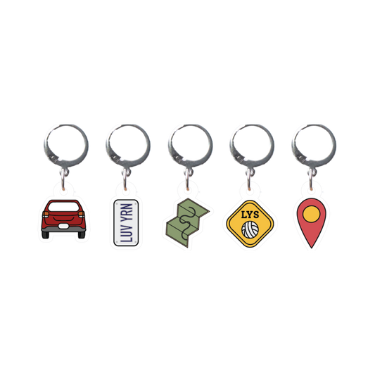Road Trip Stitch Marker Set