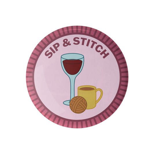 Sip & Stitch Merit Badge