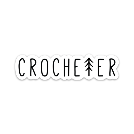 Tree Crochet Sticker