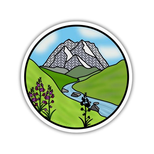 Denali Knitional Park Sticker