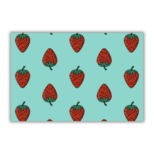Strawberry Postcard
