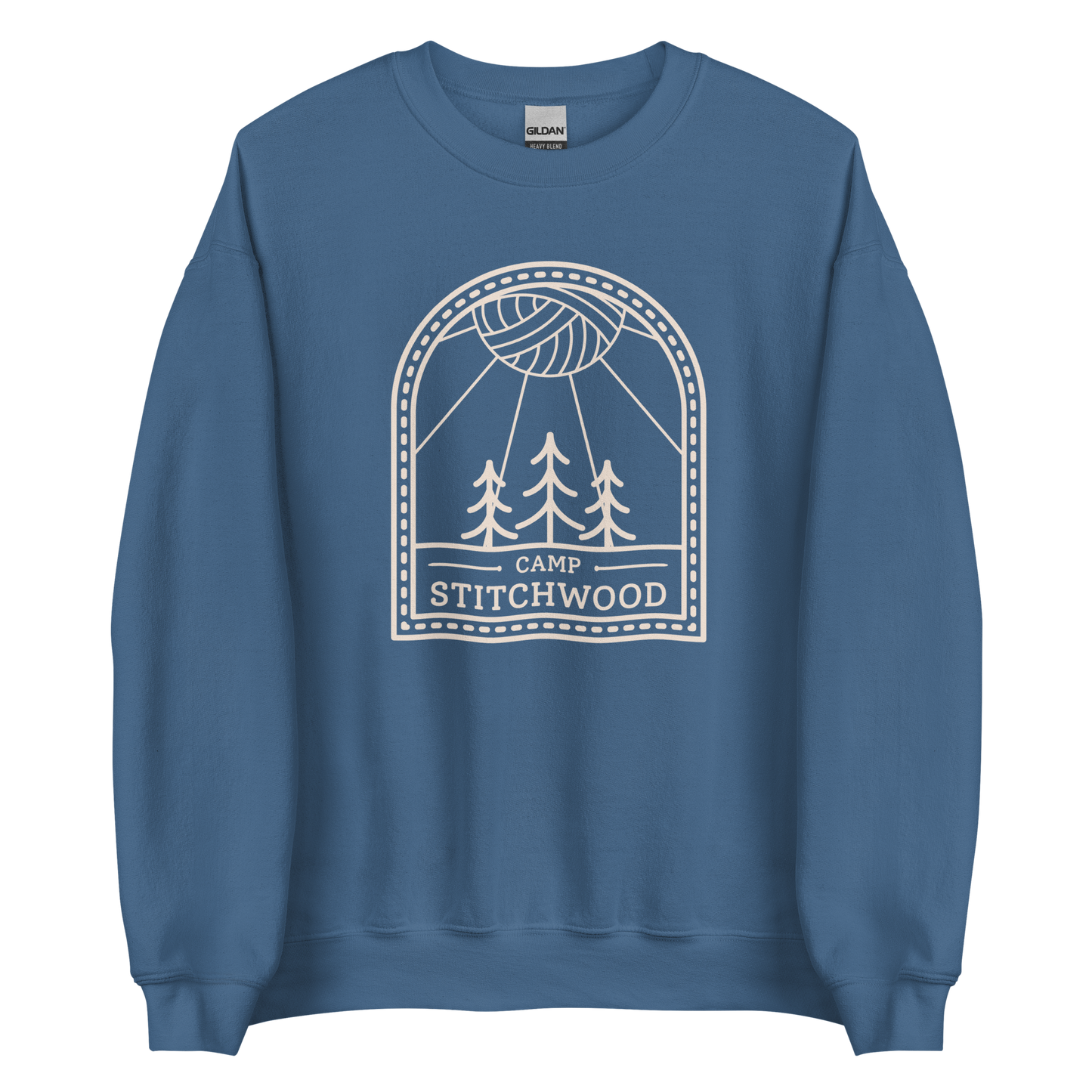 Camp Stitchwood Tall Logo Sweatshirt, Unisex