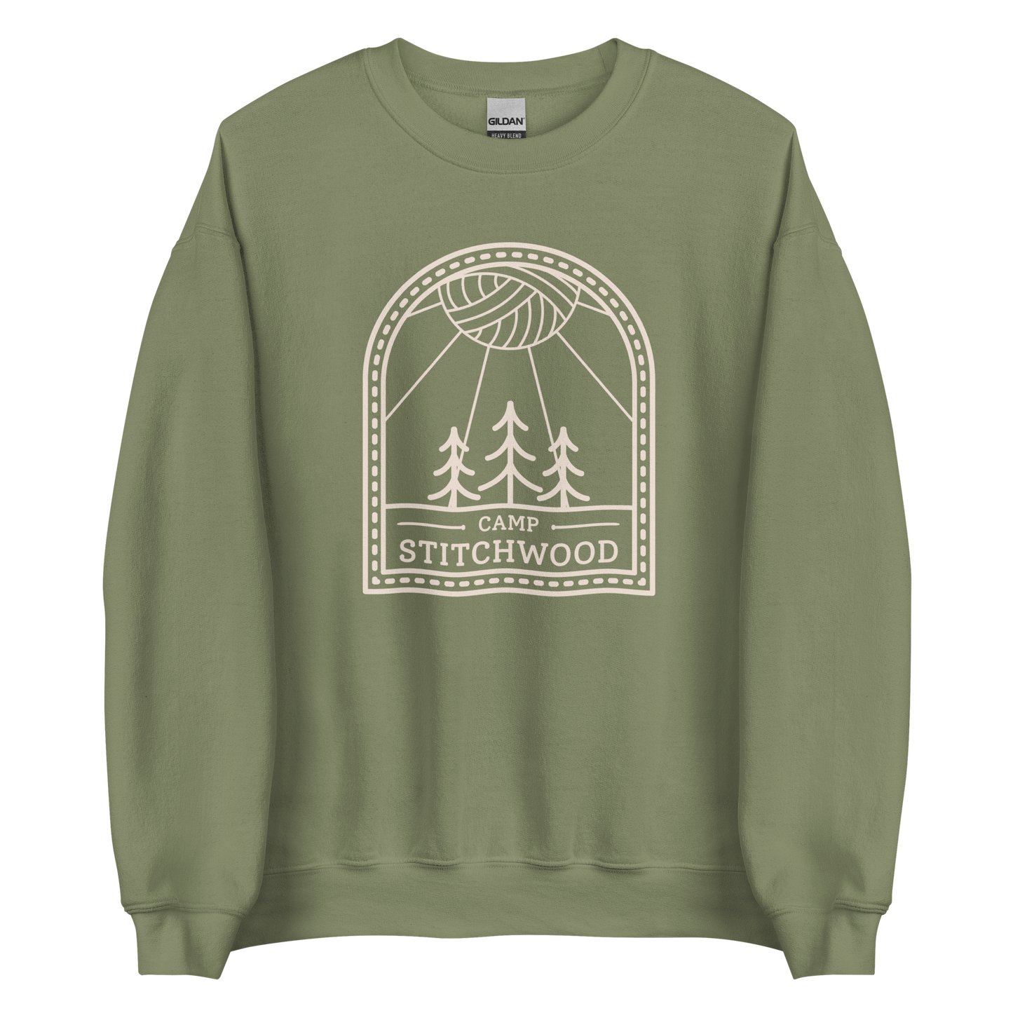 Camp Stitchwood Tall Logo Sweatshirt, Unisex