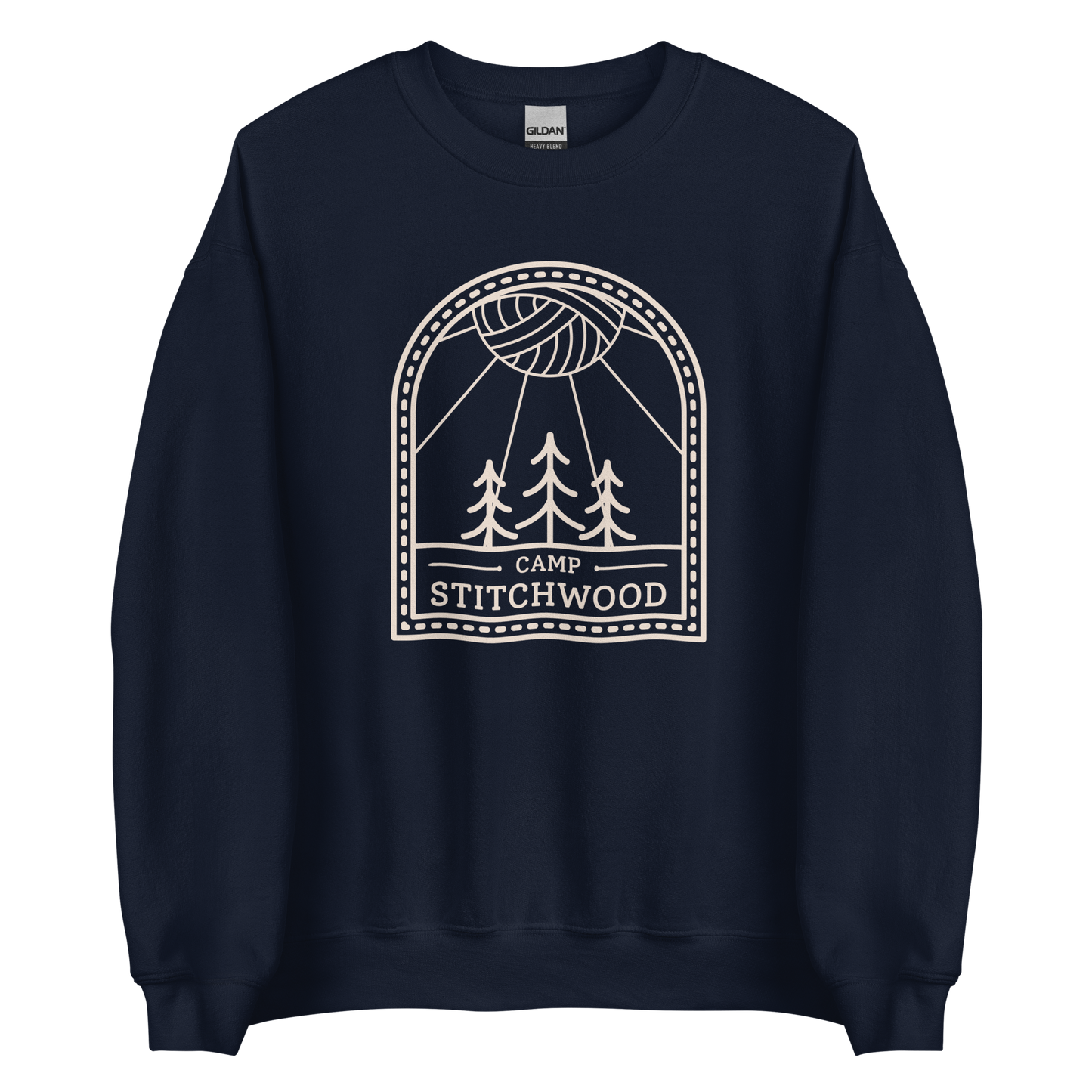 Camp Stitchwood Tall Logo Sweatshirt, Unisex