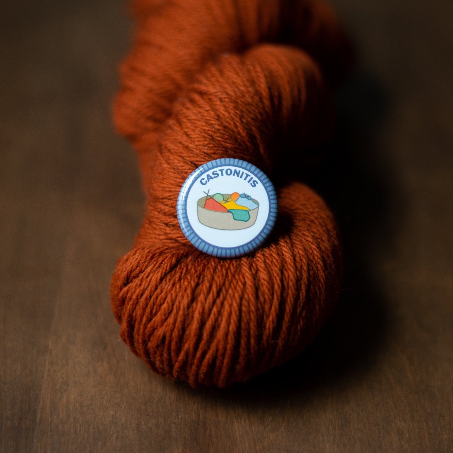 Castonitis knitting merit badge