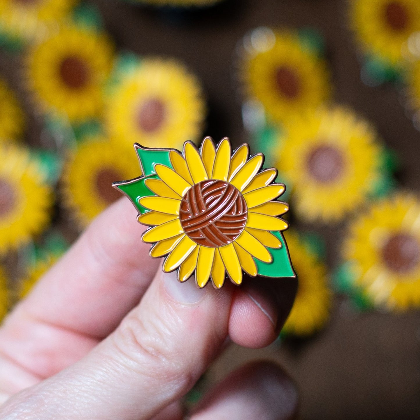 Sunflower Enamel Pin