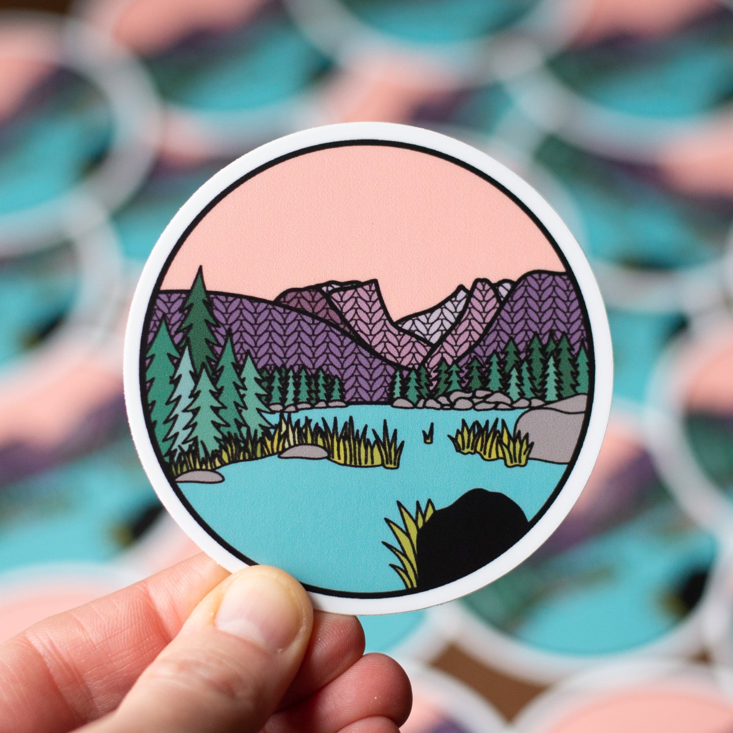 Rocky Mountain Knitional Park Sticker