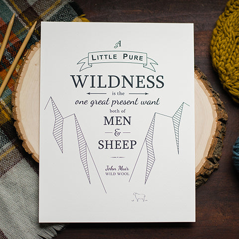 Behind the Idea:  Wild Wool Art Print