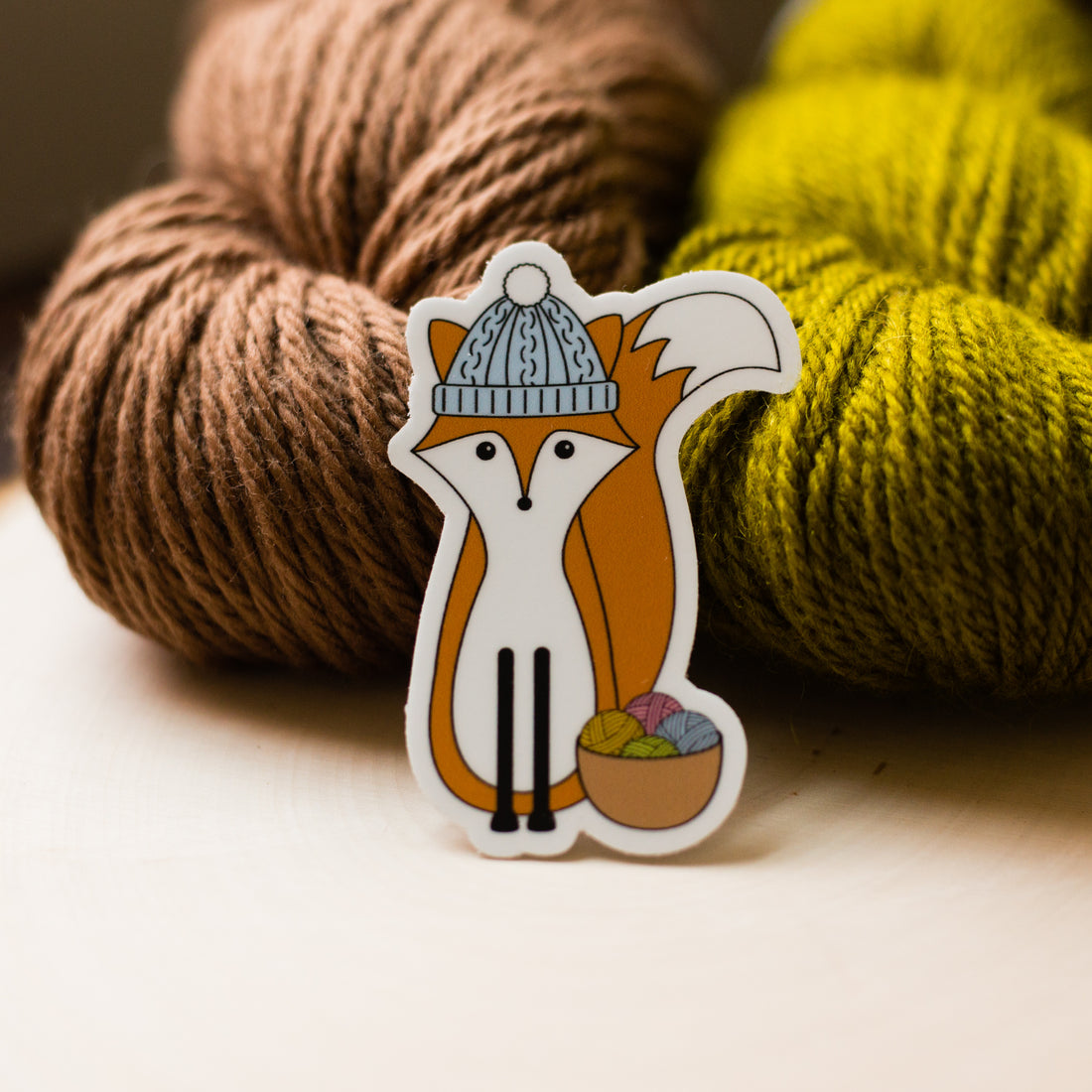 Eight Fun Knitting Stickers for Knitters and Yarn Lovers