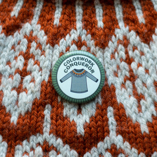 Badges to Earn:  Colorwork Conqueror, Road Trip Knitter, and Crochet Crafter
