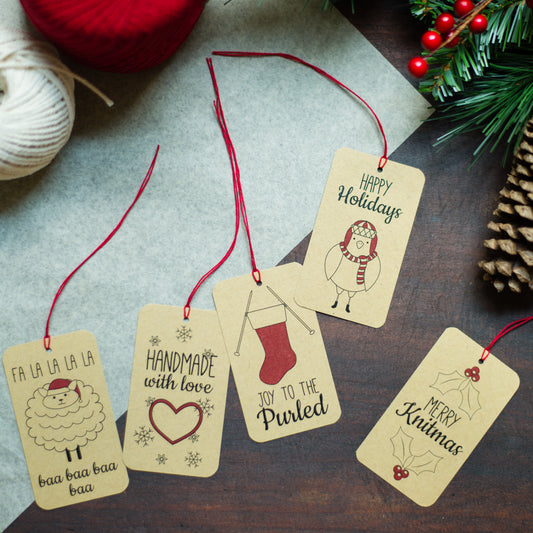 Holiday Gift Tags for Knitters