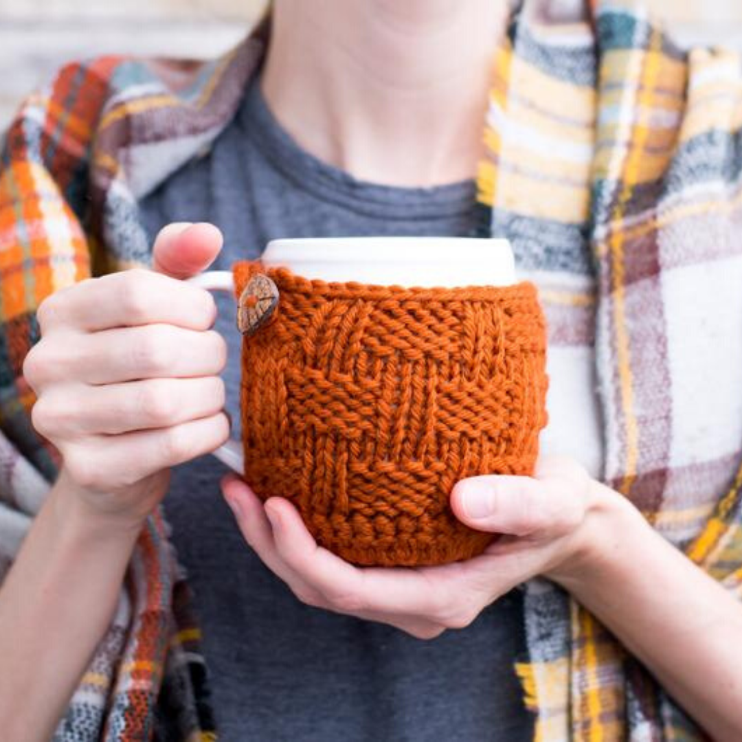 Pattern:  The Pinesap Mug Cozy