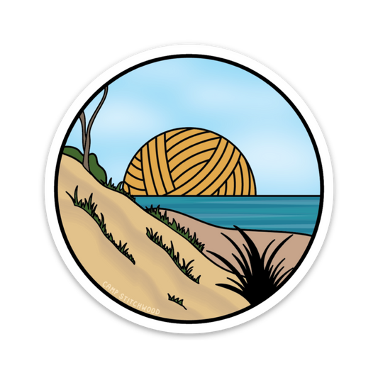 Indiana Dunes Knitional Park Sticker